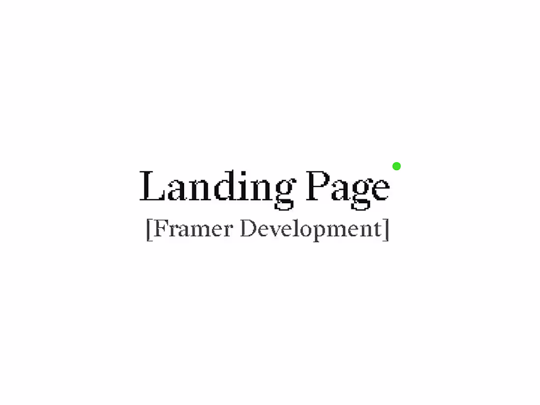 Cover image for Website Design + Framer Development