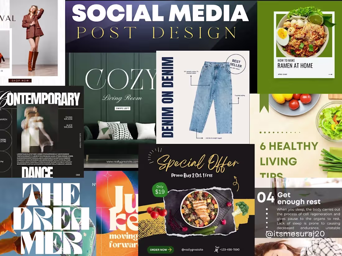 Cover image for Social Media Post Designe