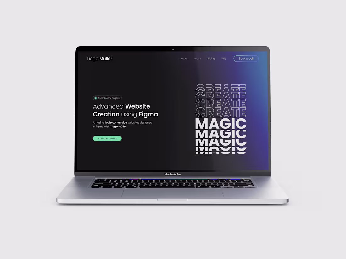 Cover image for Responsive Website Design - Figma