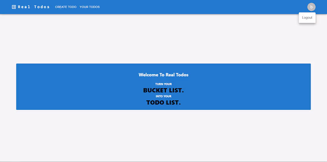 Cover image for "Bucket Todo" Built by React js/Node/Express/MongoDb/Authenticat