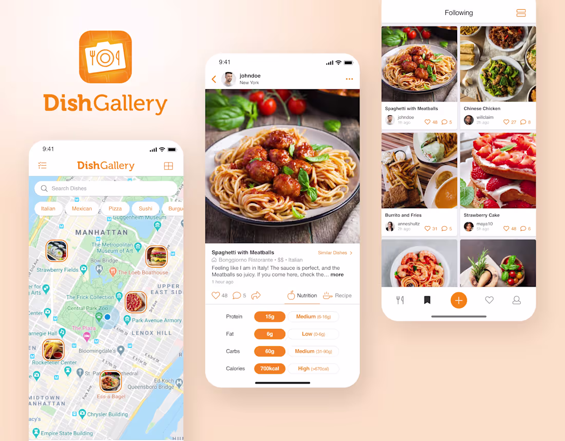 Cover image for DishGallery - Social Sharing Food App