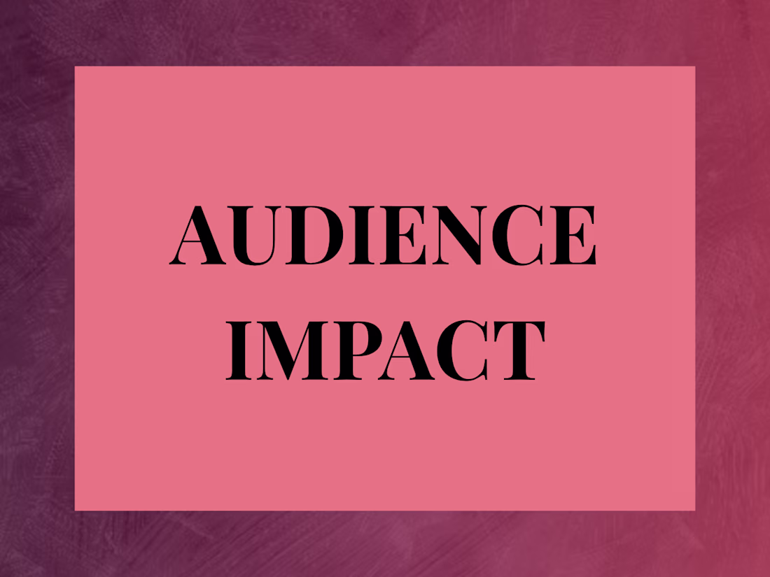 Cover image for Audience Impact
