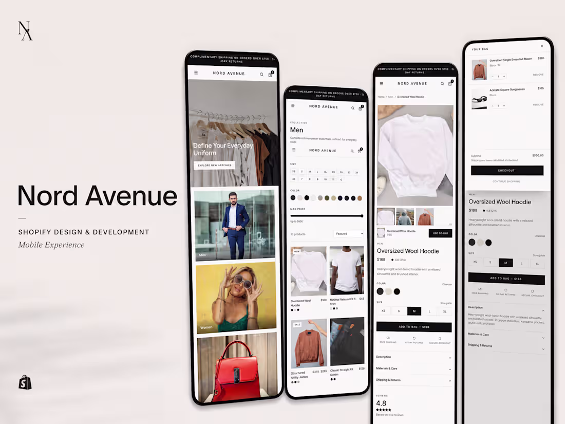 Cover image for Modern Shopify Fashion Storefront Development