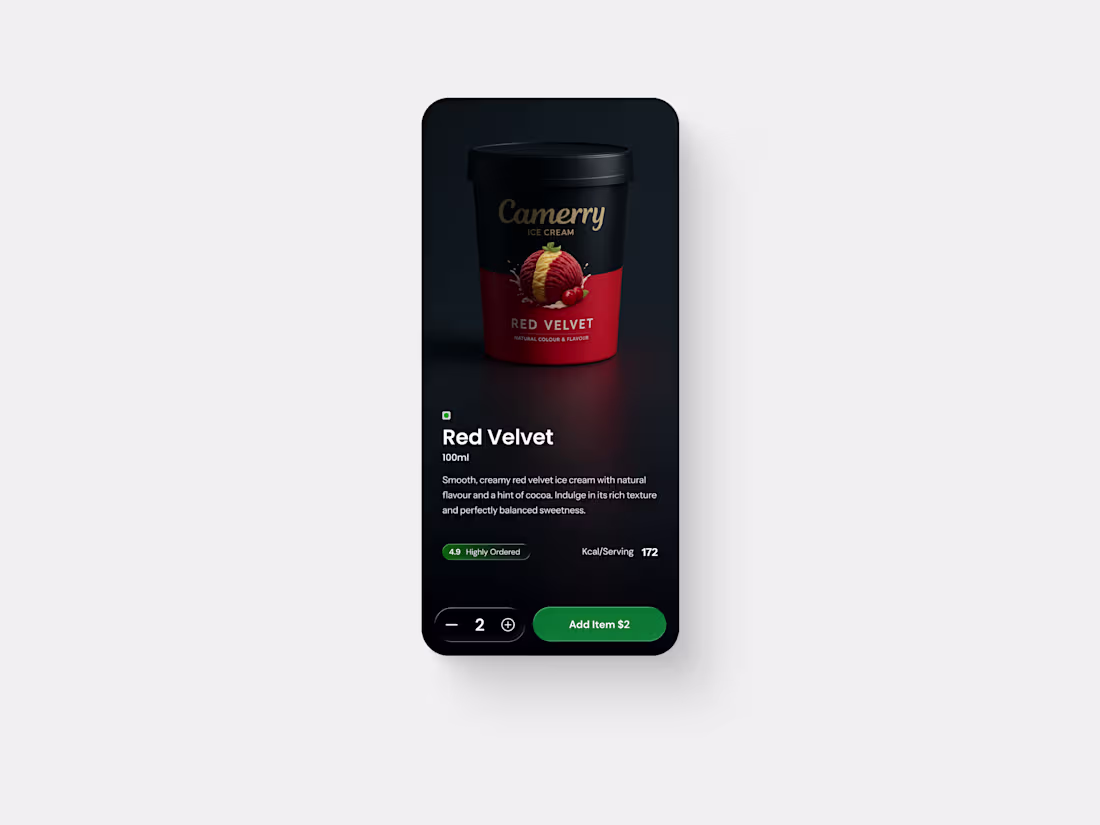Cover image for Camerry Ice Cream