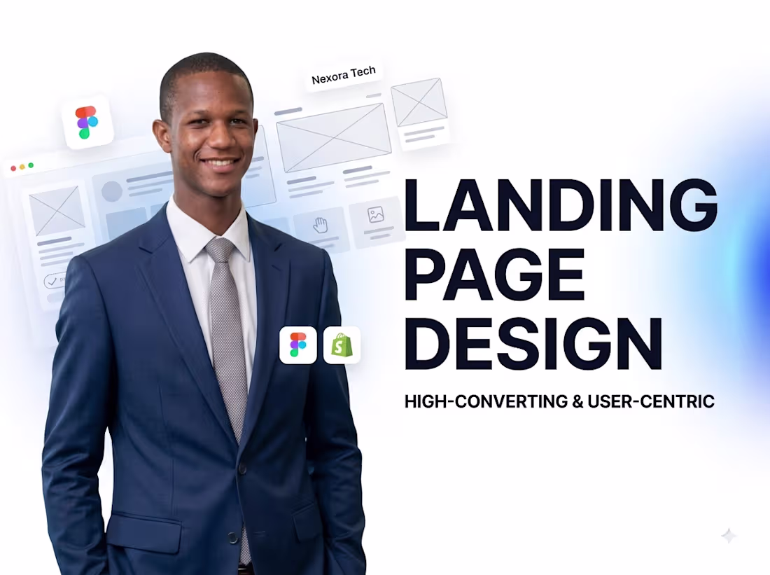 Cover image for High Converting Landing Page Design (Figma)