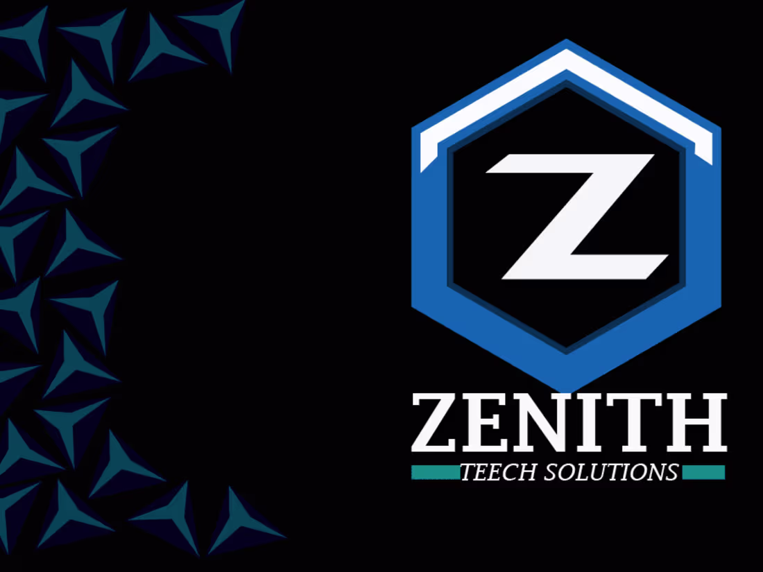 Cover image for ZENITH TECH SOLUTIONS BUSINESS CARD