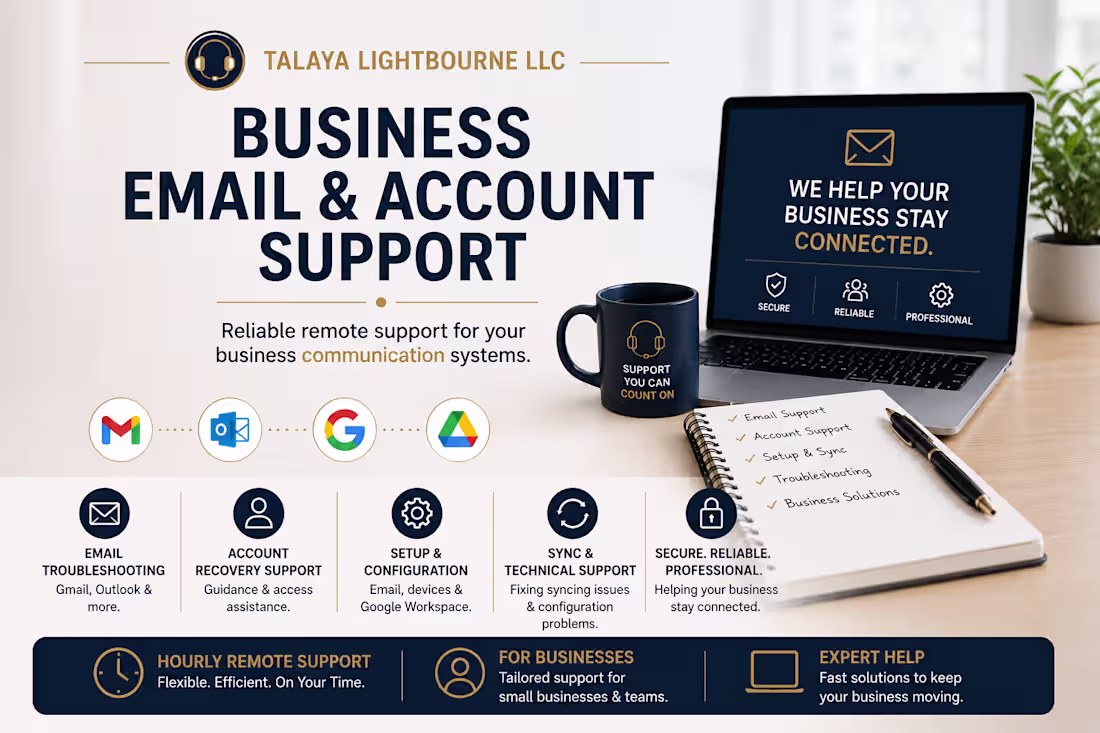 Cover image for Email Recovery & Account Support Services