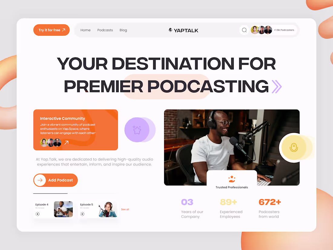 Cover image for YapTalk- Podcast Web Header