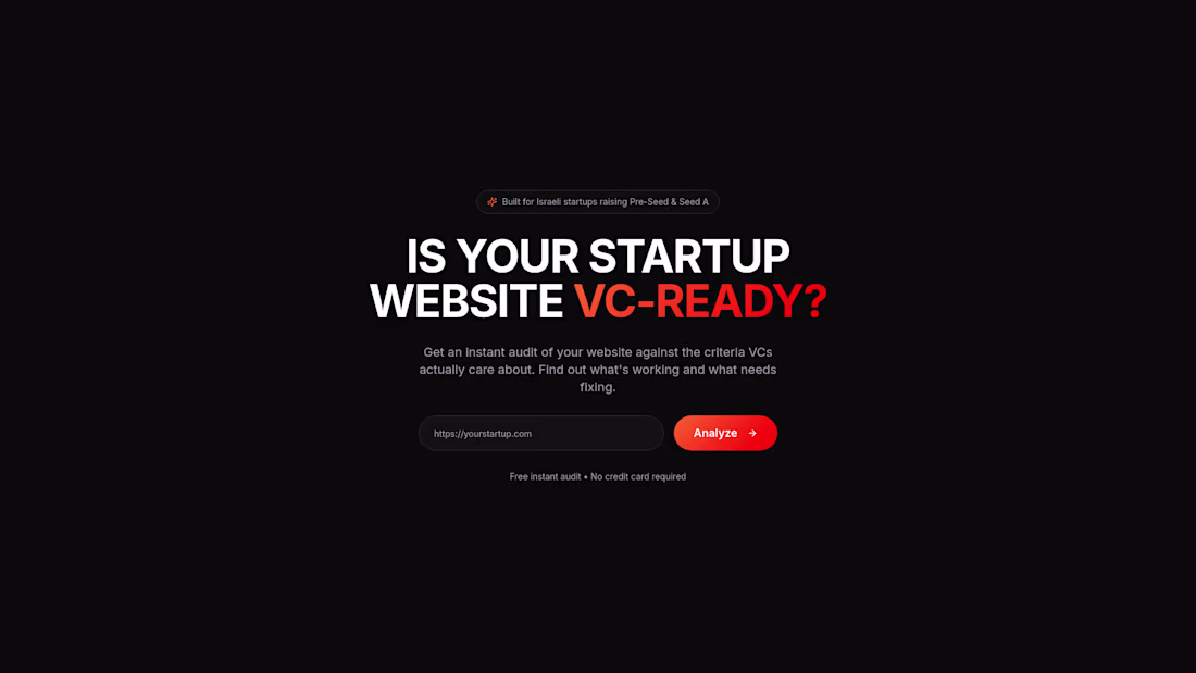 Cover image for VC Audit App