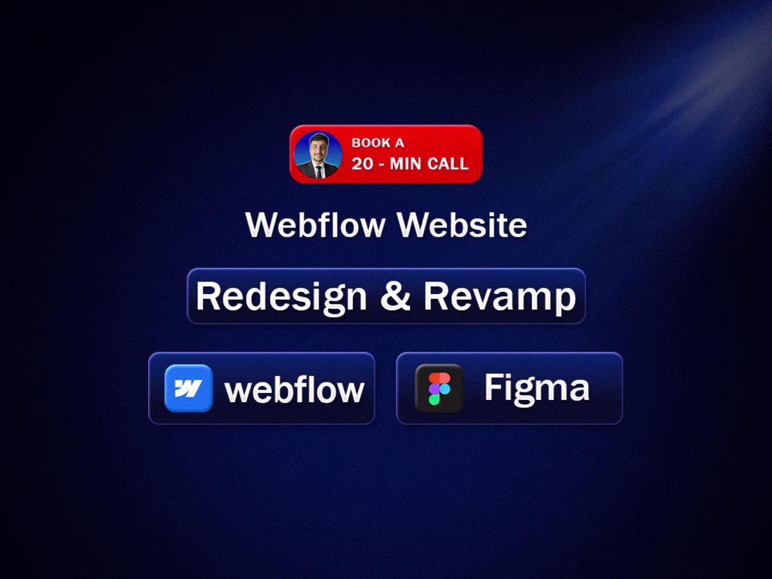 Cover image for Webflow Website Redesign for Better Results