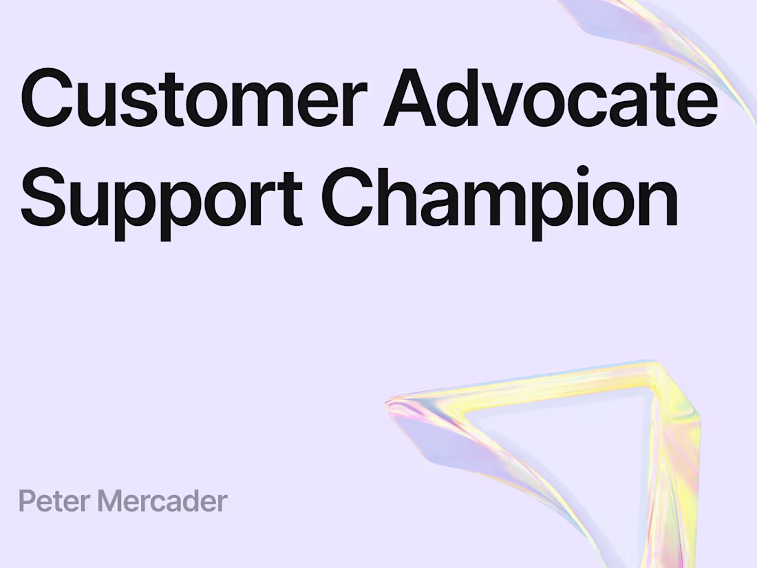 Cover image for Customer Support