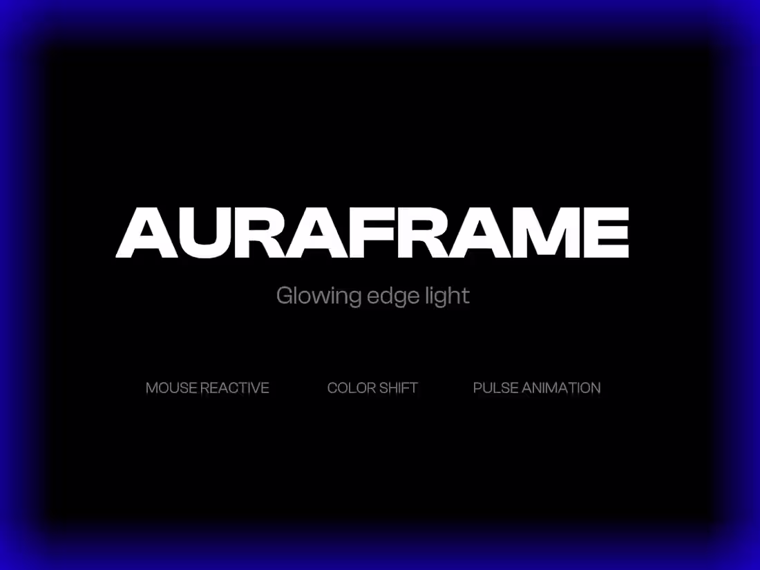 Cover image for Auraframe Framer component