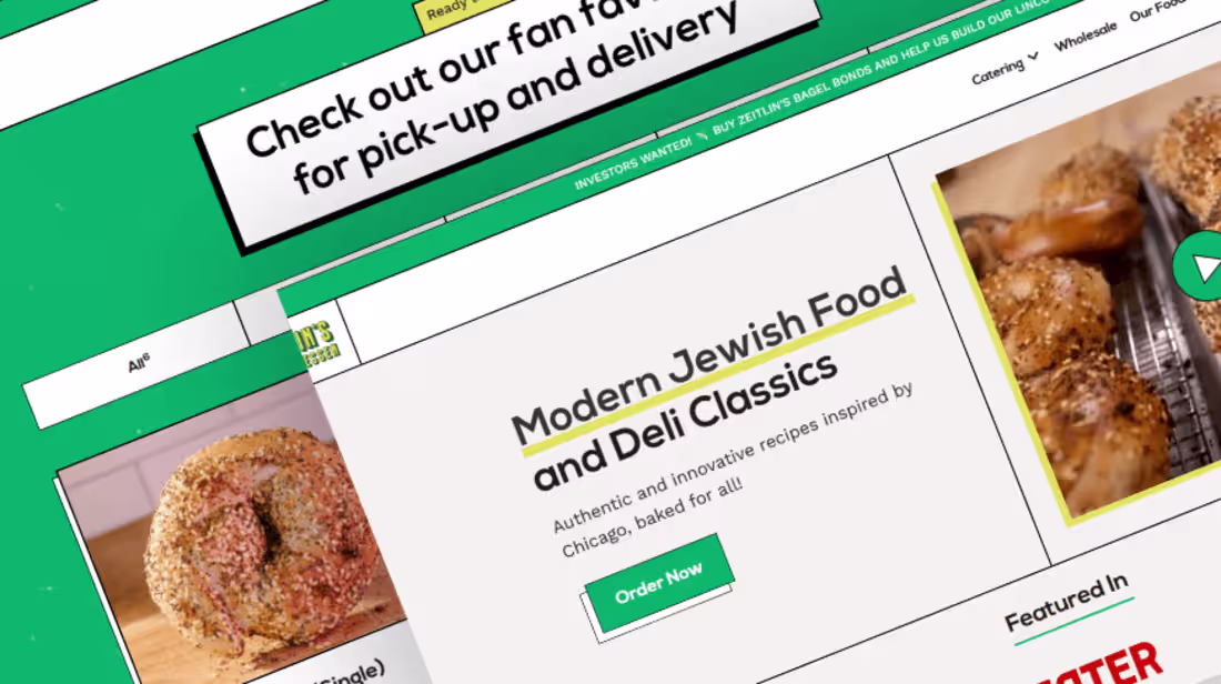 Cover image for Webflow Development for a Modern Jewish Kitchen