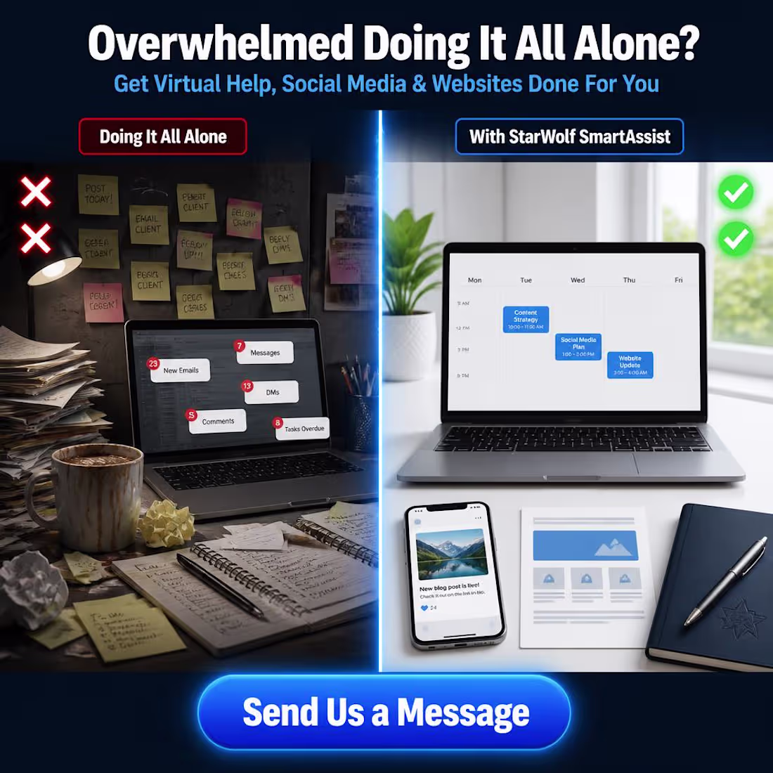 Cover image for 2 of 4 ads of services.
