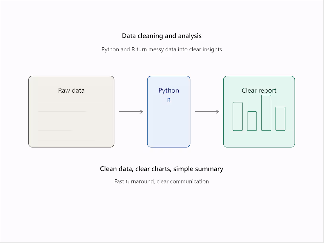 Cover image for Data Cleaning & Preparation (Python & R)