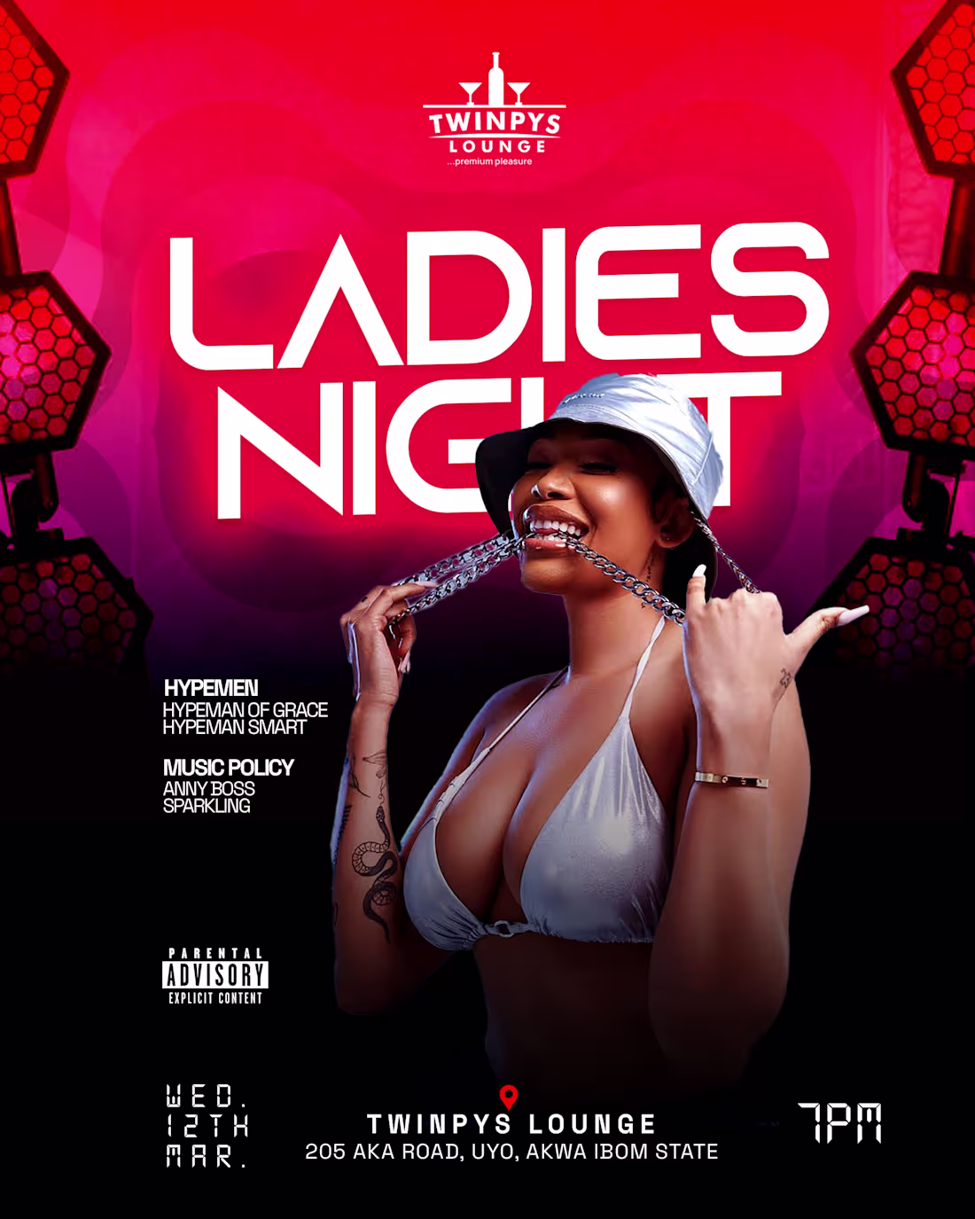 Cover image for Ladies Night Poster