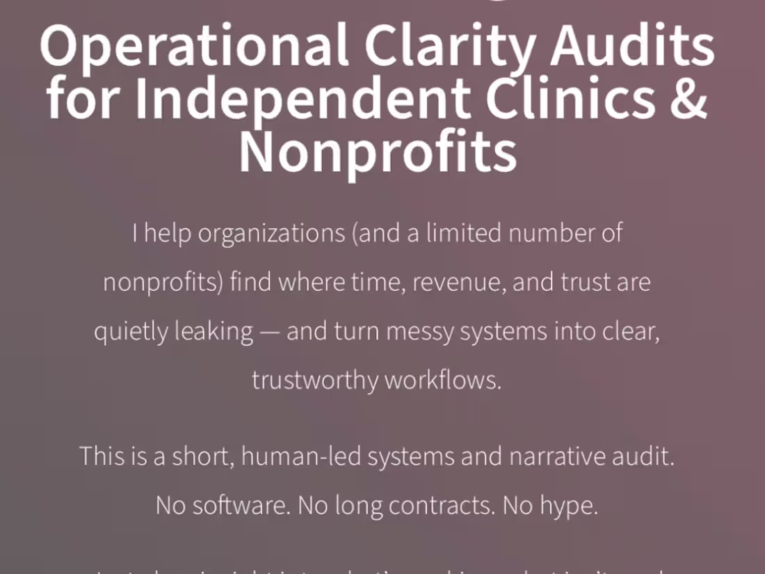 Cover image for SEO & Marketing Clarity Audit