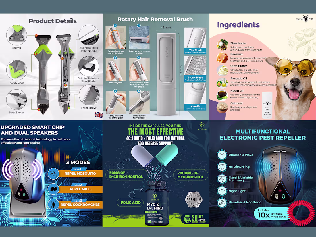 Cover image for Conversion-Optimized Amazon Product Infographic
