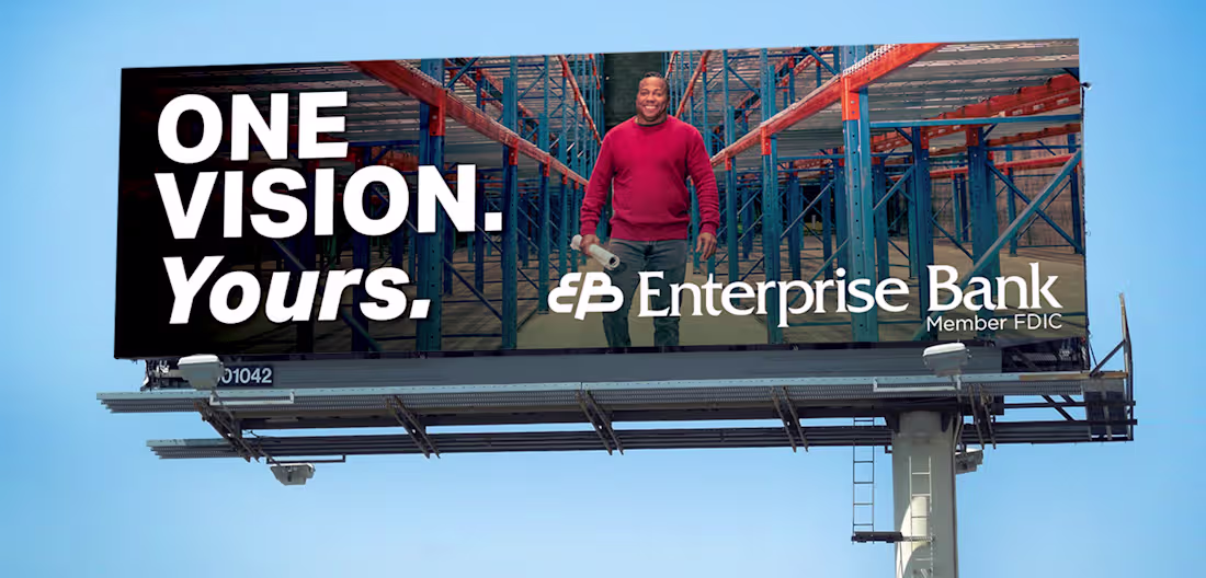 Cover image for Enterprise Bank campaign