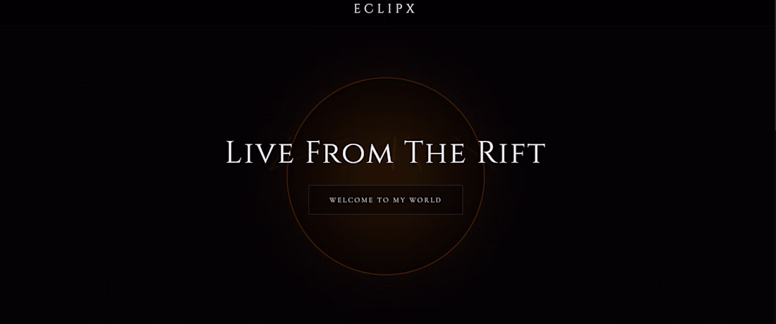 Cover image for Eclipx - Artist Brand Landing Page