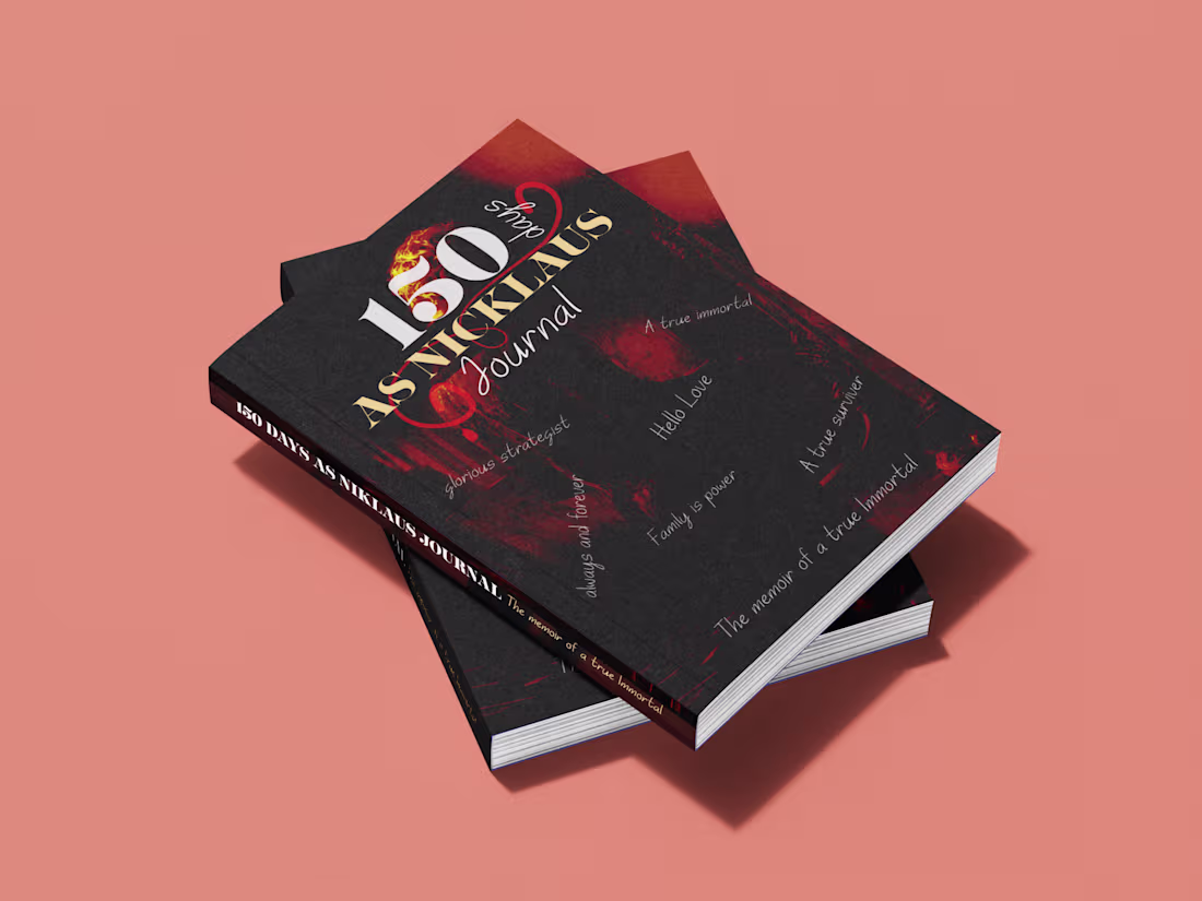 Cover image for I have done a new journal for the immortal hybrid himself. U...