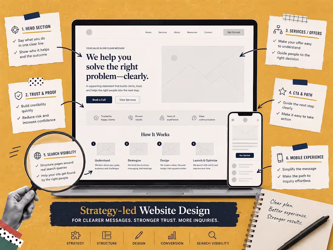 Cover image for Small-Business Website Strategy, Design & Build