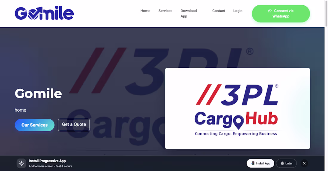 Cover image for Developed a courier management platform