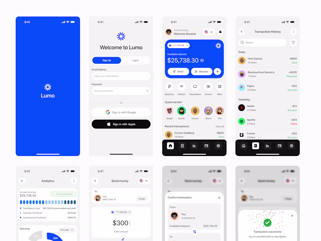 Cover image for Lumo - Fintech Mobile app