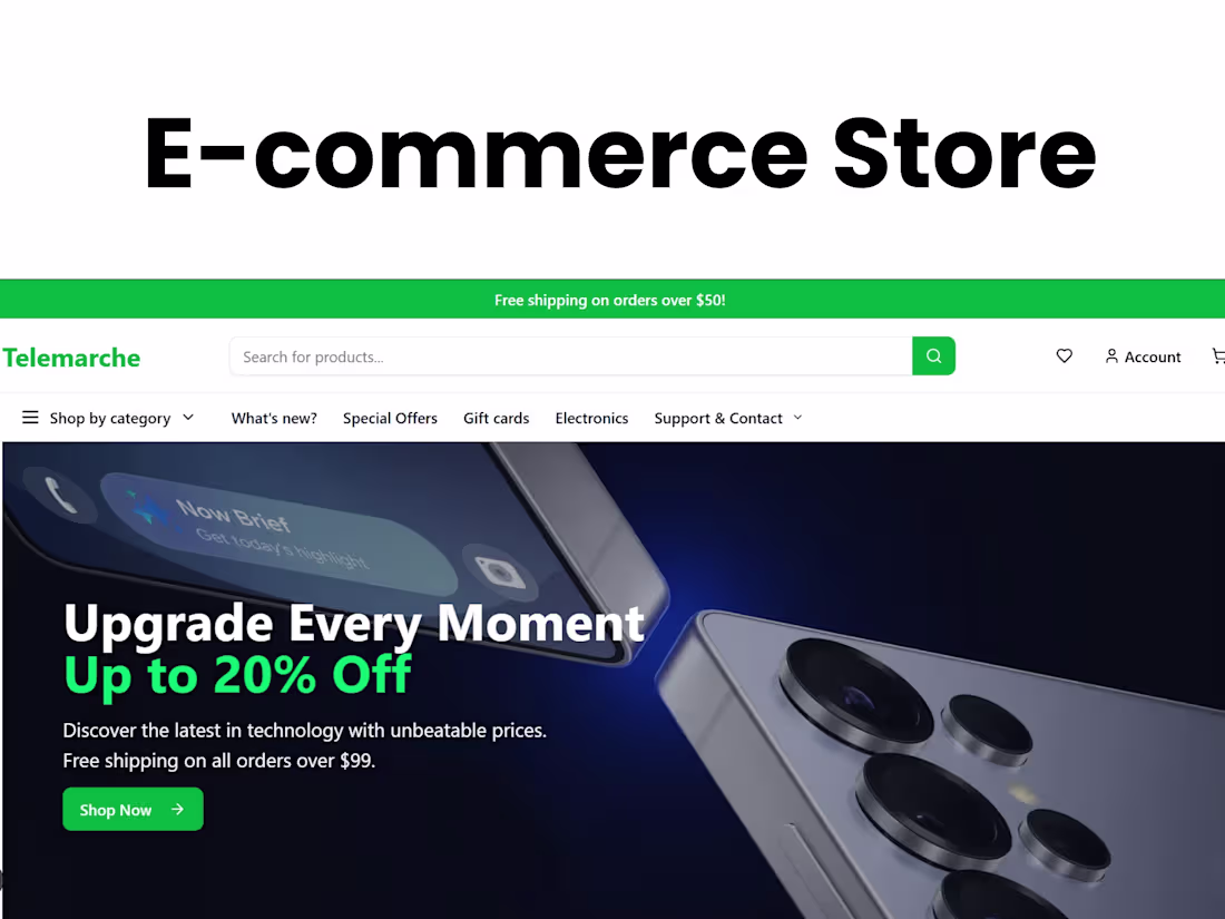 Cover image for Telemarche | Tech Gadgets and Electronics Ecommerce Store