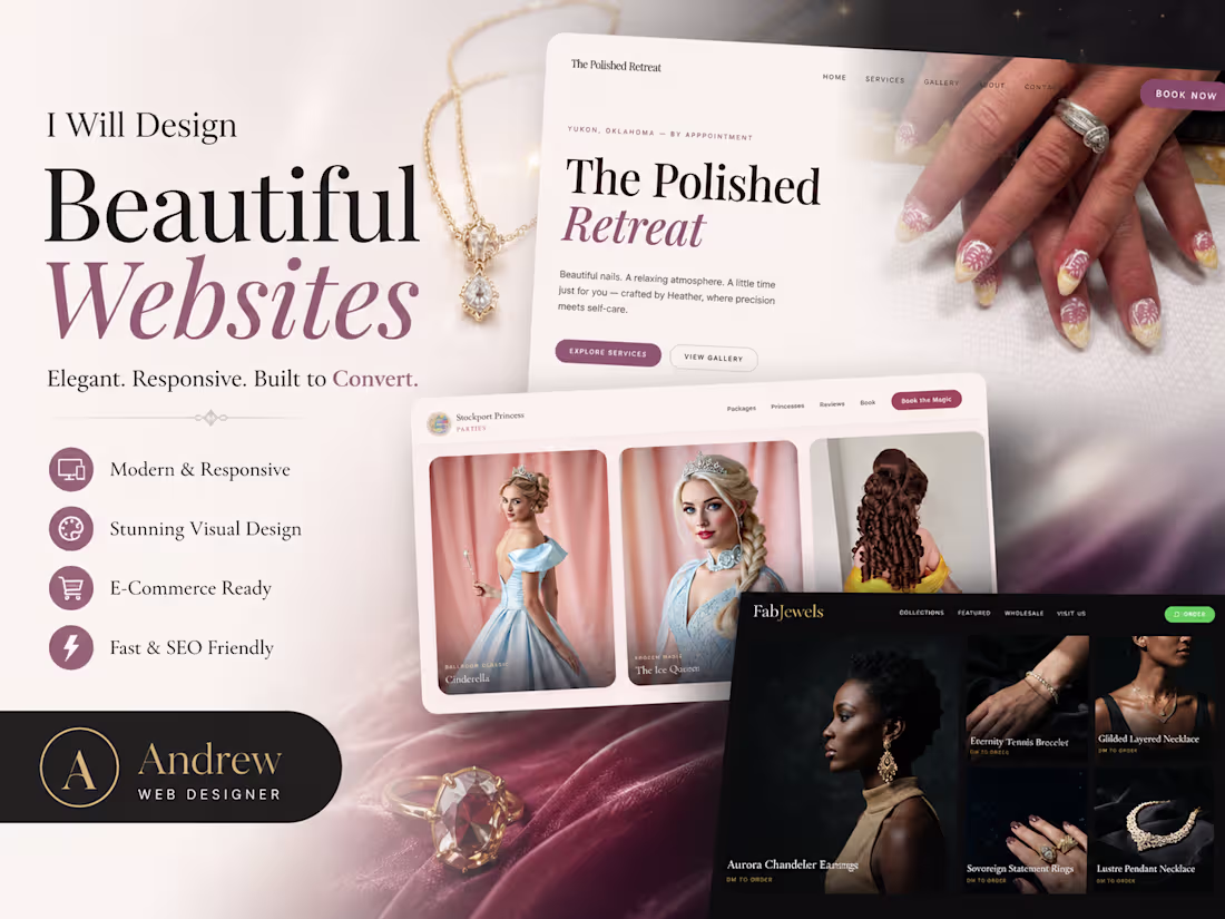 Cover image for Premium Website Design an Development on WordPress, Shopify, AI