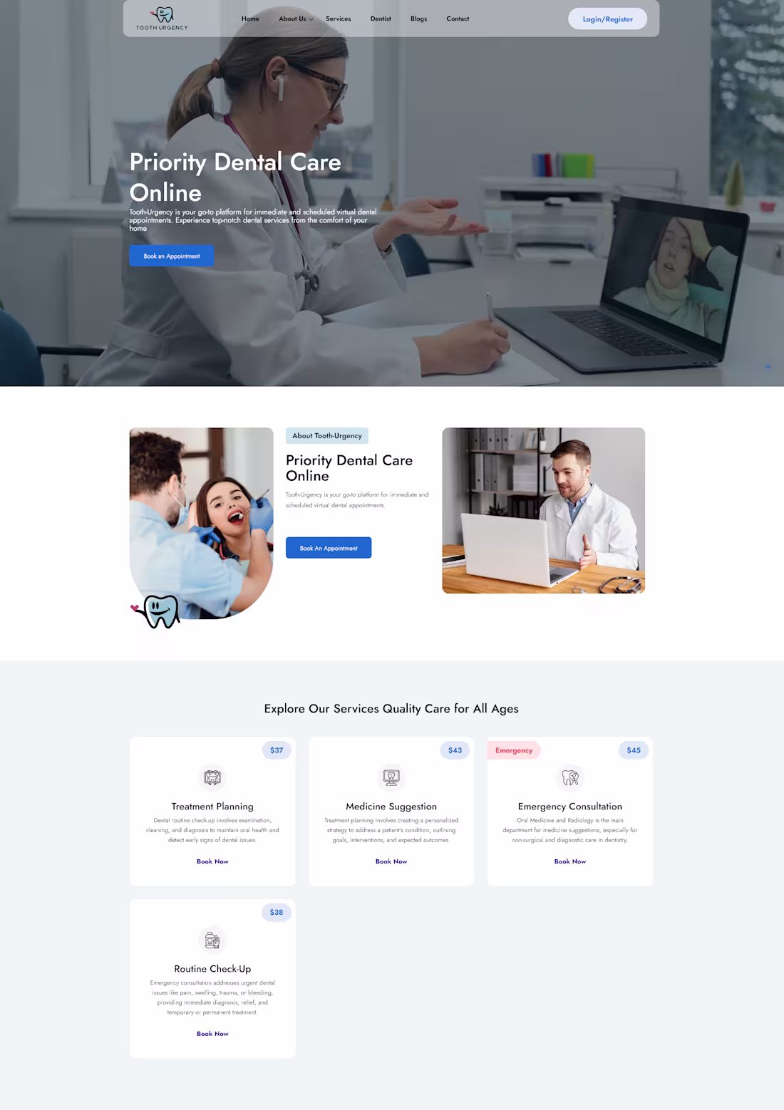 Cover image for Booking System for Dentist Appointment
Tooth-Urgency