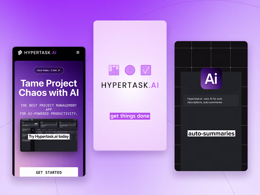 Cover image for Motion Graphics Videos for Hypertask.ai Social Media Content
