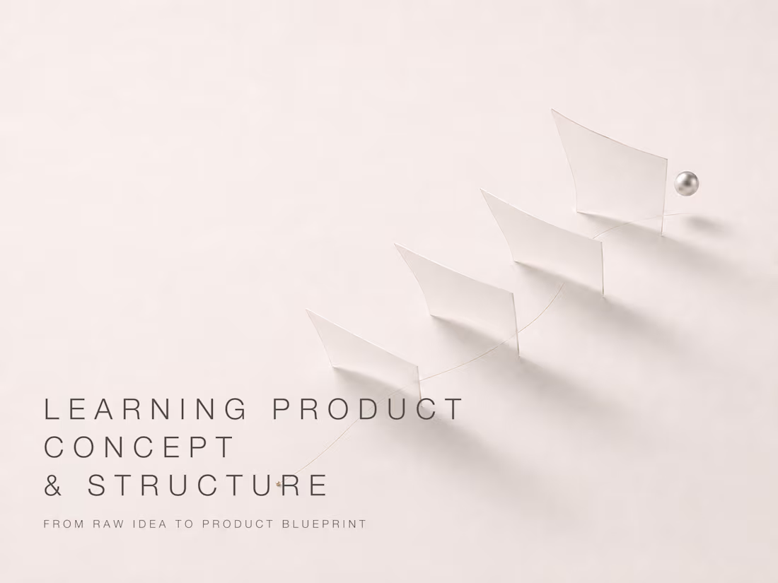 Cover image for Learning Product Concept & Structure