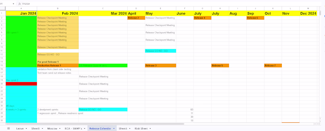 Cover image for Screenshot of Release Calendar for