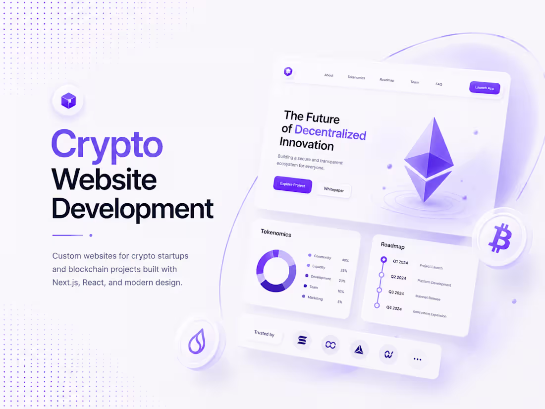 Cover image for Crypto Website Development
