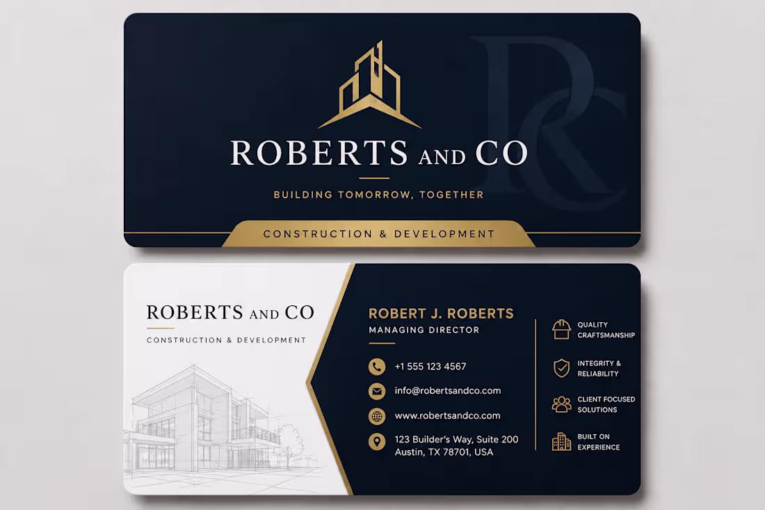 Cover image for Premium and luxury brand identity for Roberts and Co.