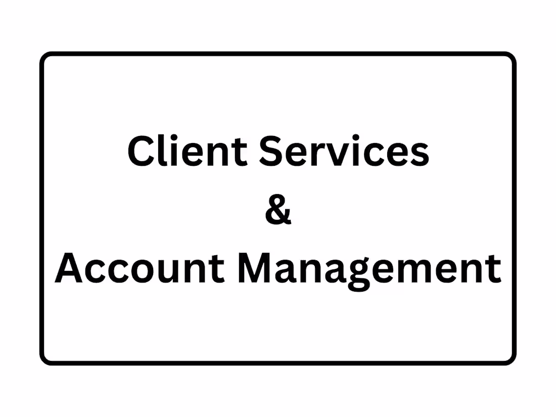 Cover image for Client Services & Account Management