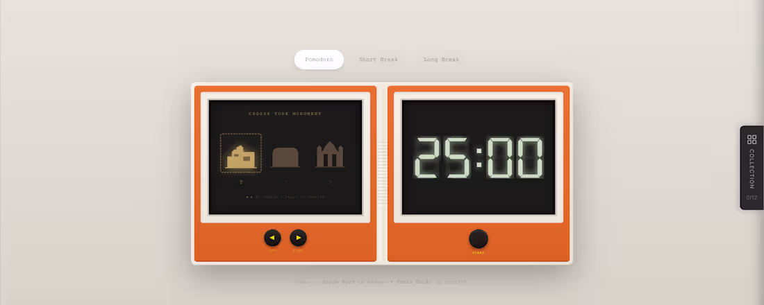 Cover image for A pomodoro timer disguised as