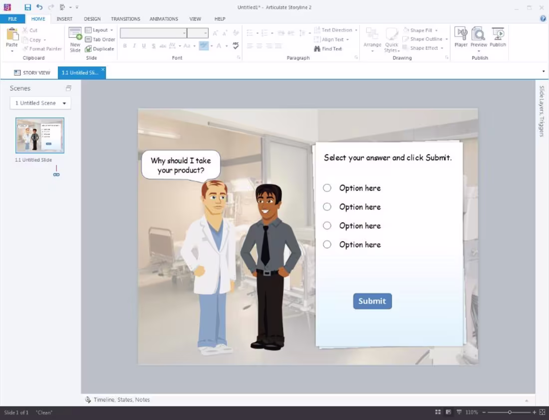 Cover image for I will create engaging Articulate Rise and Storyline courses
