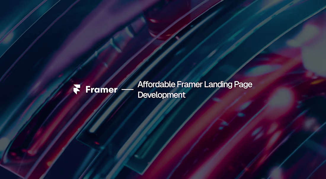 Cover image for Framer Landing Page Development