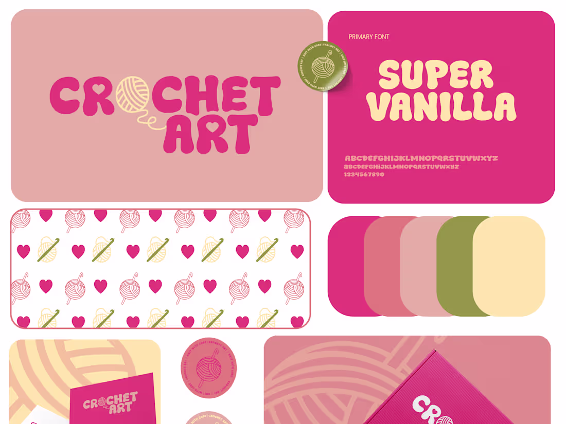 Cover image for Crochet Art| Branding and packaging design
