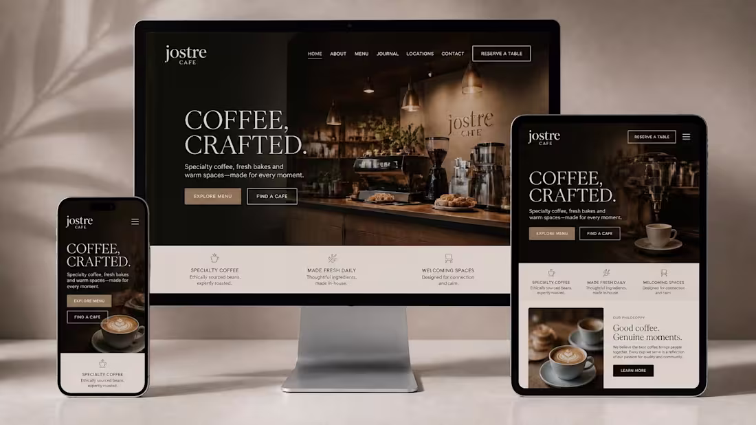 Cover image for Crafted a custom, multi-device website