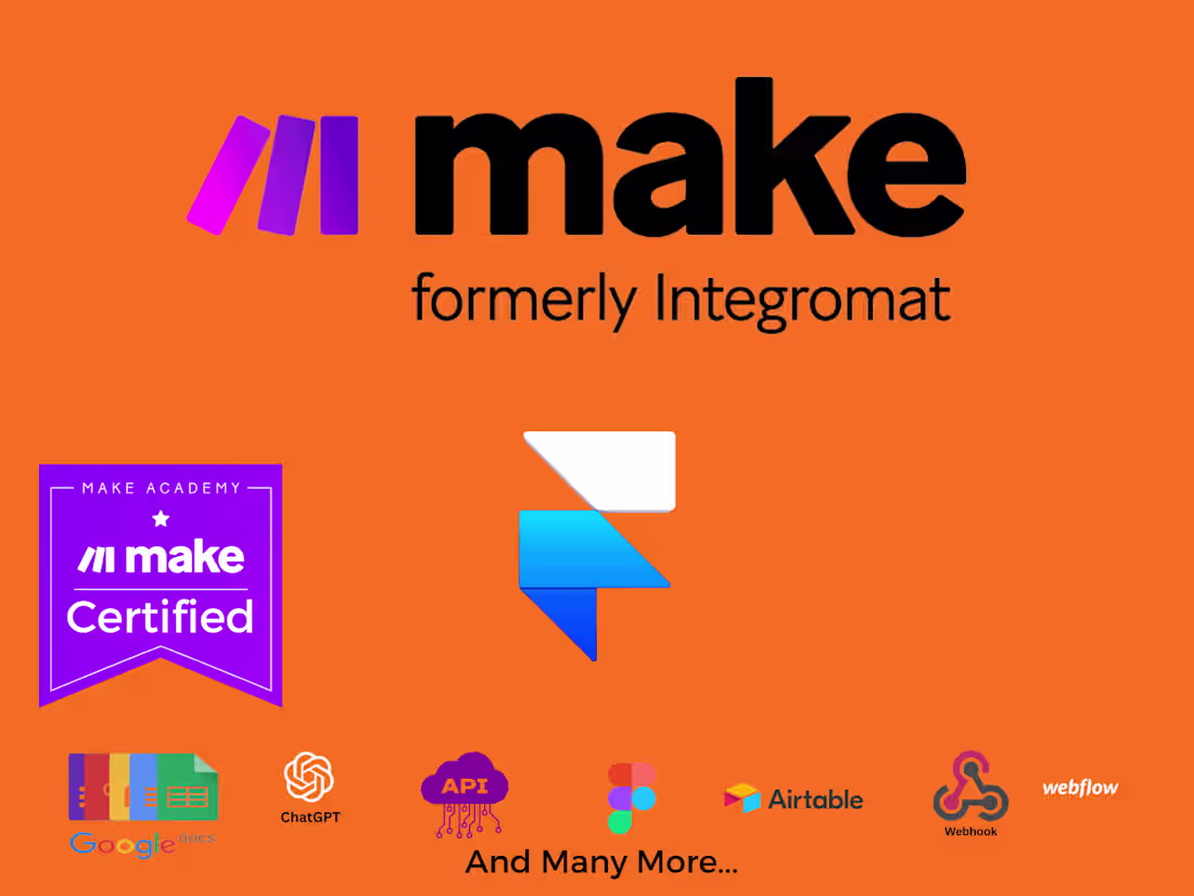 Cover image for AI, Web Development & Automation Expert | MAKE.com Specialist
