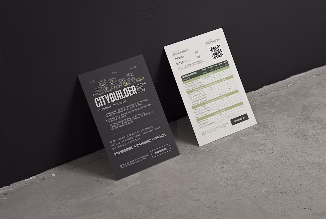 Cover image for CITYBUILDER | Print Design +