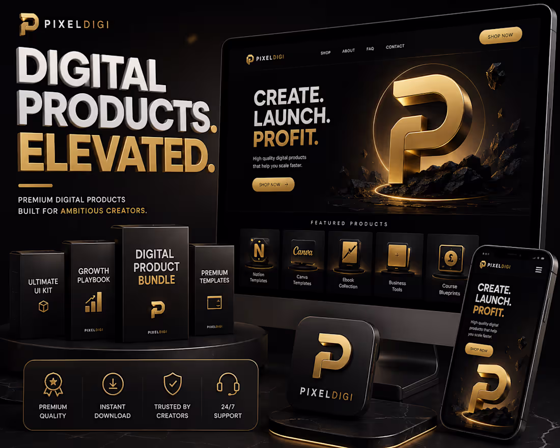 Cover image for PixelDigi | Framer Website Design