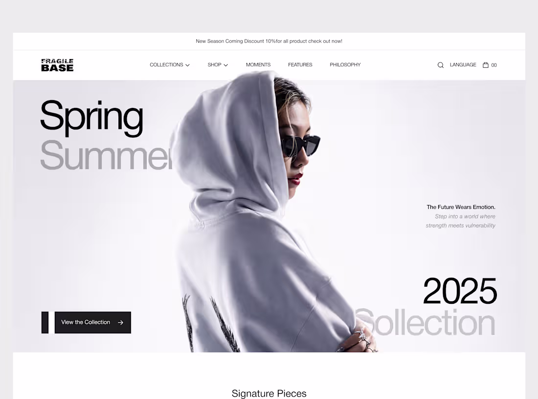 Cover image for Designed a modern minimalist fashion