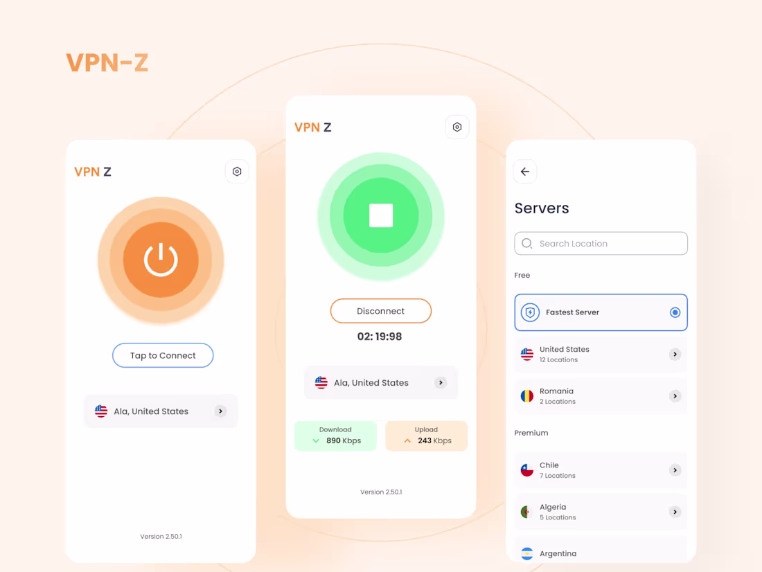 Cover image for VPN-Z - VPN Mobile App