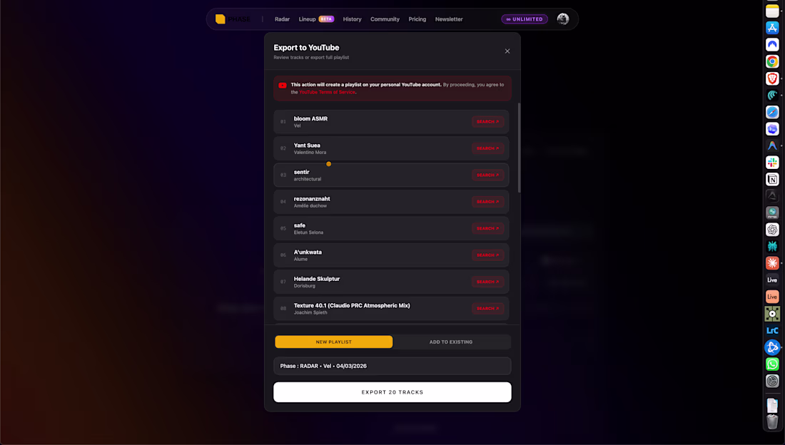 Cover image for Export API Youtube V3 
