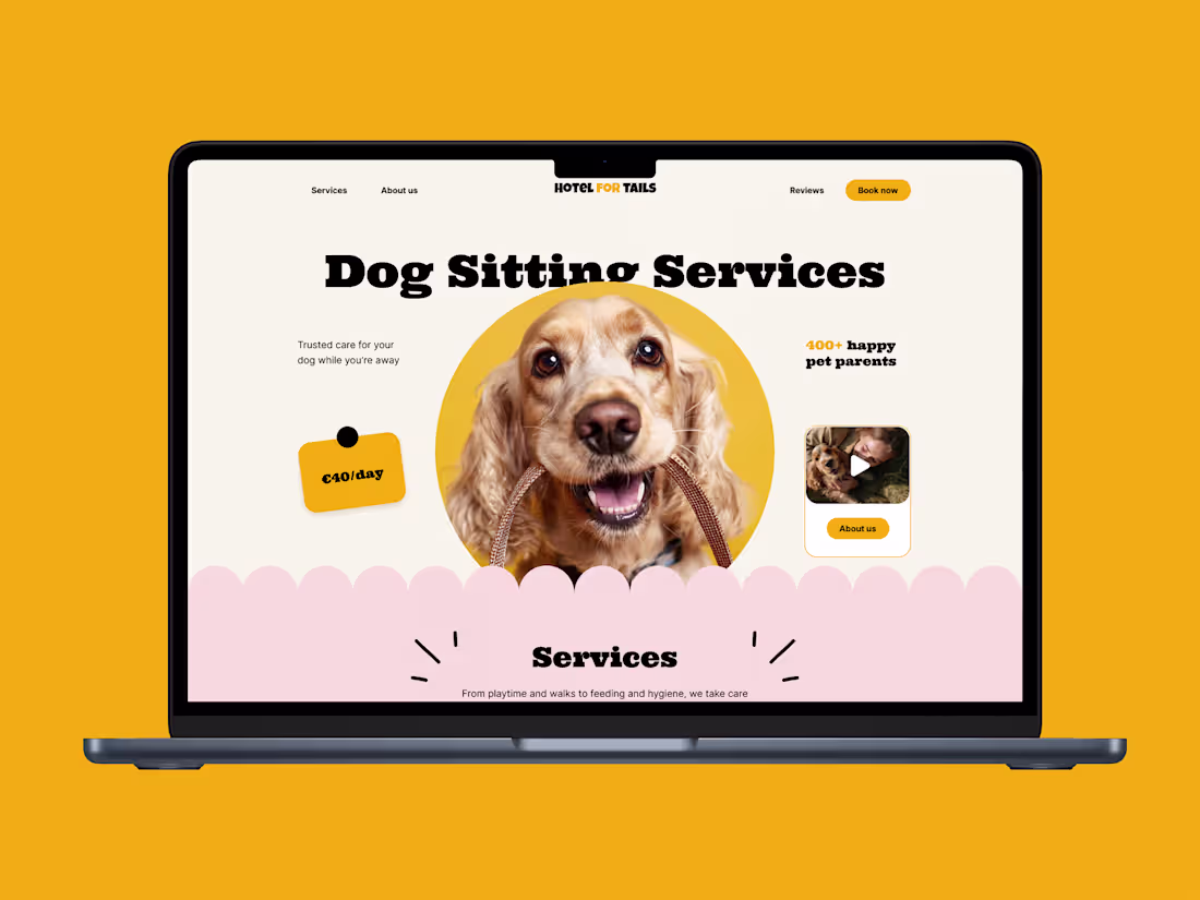 Cover image for A specially designed landing page