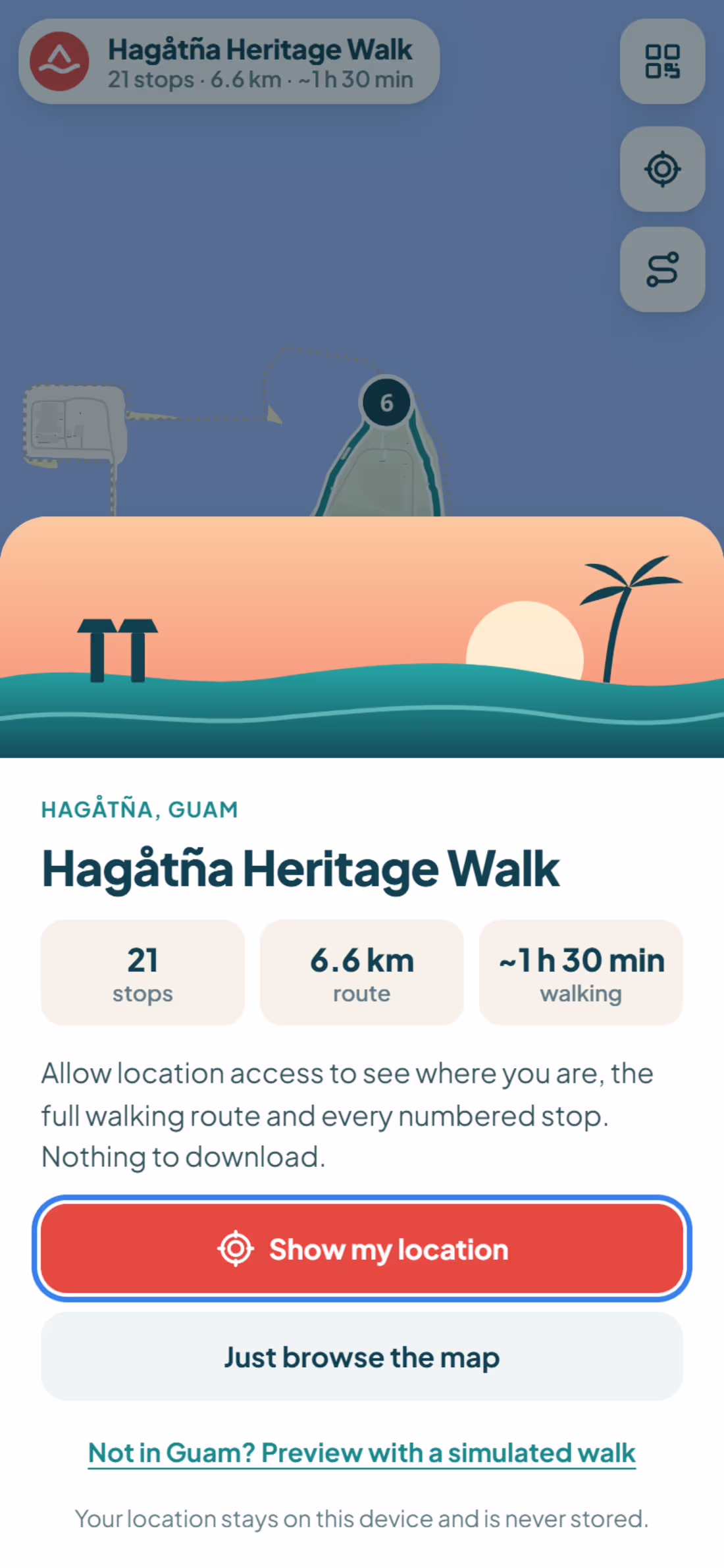 Cover image for Scan-to-Open GPS Walking Tour Map (Mobile Web App)